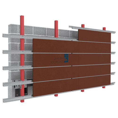 نمای خشک آجری جورچین-Jourchinco DRy Brick Facade