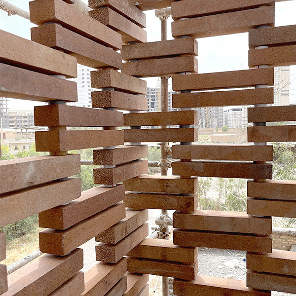 نمای خشک آجری جورچین-Jourchinco DRy Brick Facade/ www.jourchinco.com/