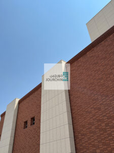 پروژه بیمارستان فوق تخصصی گل گهر سیرجان - نما خشک آجر جورچین-Jourchinco Dry Brick Facade-www.jourchinco.com