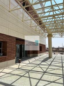 پروژه بیمارستان فوق تخصصی گل گهر سیرجان - نما خشک آجر جورچین-Jourchinco Dry Brick Facade-www.jourchinco.com