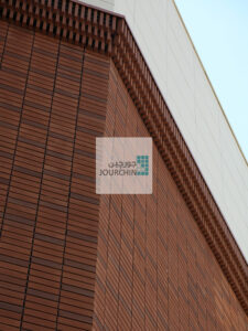پروژه بیمارستان فوق تخصصی گل گهر سیرجان - نما خشک آجر جورچین-Jourchinco Dry Brick Facade-www.jourchinco.com