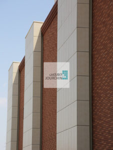 پروژه بیمارستان فوق تخصصی گل گهر سیرجان - نما خشک آجر جورچین-Jourchinco Dry Brick Facade-www.jourchinco.com