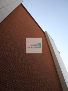 پروژه بیمارستان فوق تخصصی گل گهر سیرجان - نما خشک آجر جورچین-Jourchinco Dry Brick Facade-www.jourchinco.com