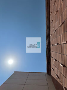 پروژه بیمارستان فوق تخصصی گل گهر سیرجان - نما خشک آجر جورچین-Jourchinco Dry Brick Facade-www.jourchinco.com