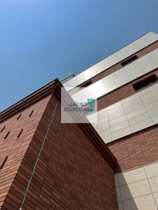پروژه بیمارستان فوق تخصصی گل گهر سیرجان - نما خشک آجر جورچین-Jourchinco Dry Brick Facade-www.jourchinco.com