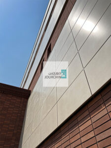 پروژه بیمارستان فوق تخصصی گل گهر سیرجان - نما خشک آجر جورچین-Jourchinco Dry Brick Facade-www.jourchinco.com
