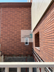 پروژه بیمارستان فوق تخصصی گل گهر سیرجان - نما خشک آجر جورچین-Jourchinco Dry Brick Facade-www.jourchinco.com