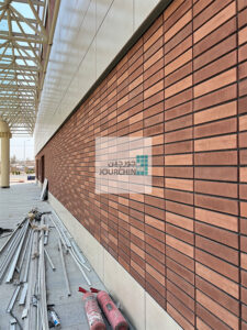 پروژه بیمارستان فوق تخصصی گل گهر سیرجان - نما خشک آجر جورچین-Jourchinco Dry Brick Facade-www.jourchinco.com