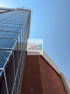 پروژه بیمارستان فوق تخصصی گل گهر سیرجان - نما خشک آجر جورچین-Jourchinco Dry Brick Facade-www.jourchinco.com