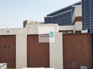 پروژه بیمارستان فوق تخصصی گل گهر سیرجان - نما خشک آجر جورچین-Jourchinco Dry Brick Facade-www.jourchinco.com