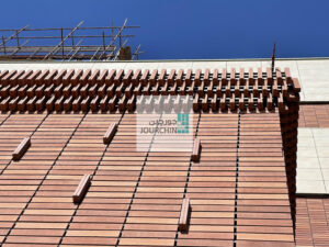 پروژه بیمارستان فوق تخصصی گل گهر سیرجان - نما خشک آجر جورچین-Jourchinco Dry Brick Facade-www.jourchinco.com
